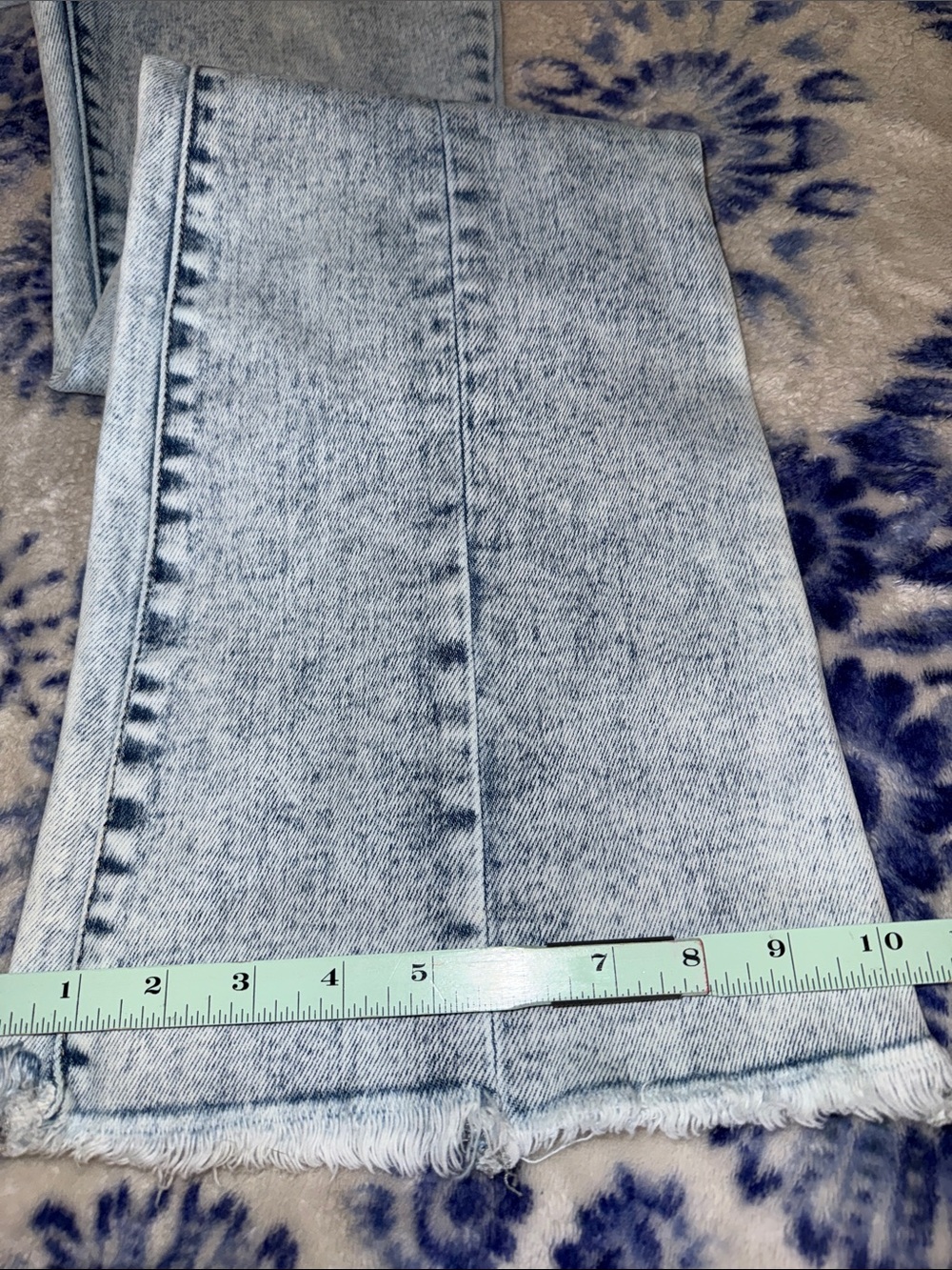 KanCan Light Blue Acid Wash High-Rise Flare Jeans - Picture 3 of 6